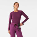 Salta Seamless Long-Sleeve Underscrub - Dark Açaí