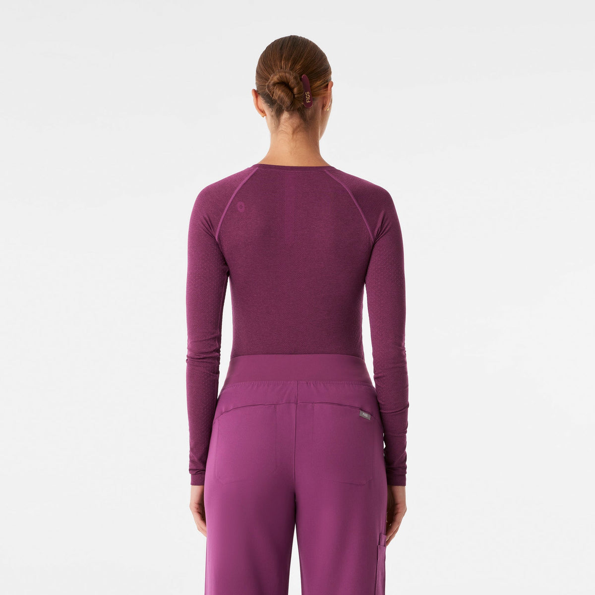 Salta Seamless Long-Sleeve Underscrub - Dark Açaí