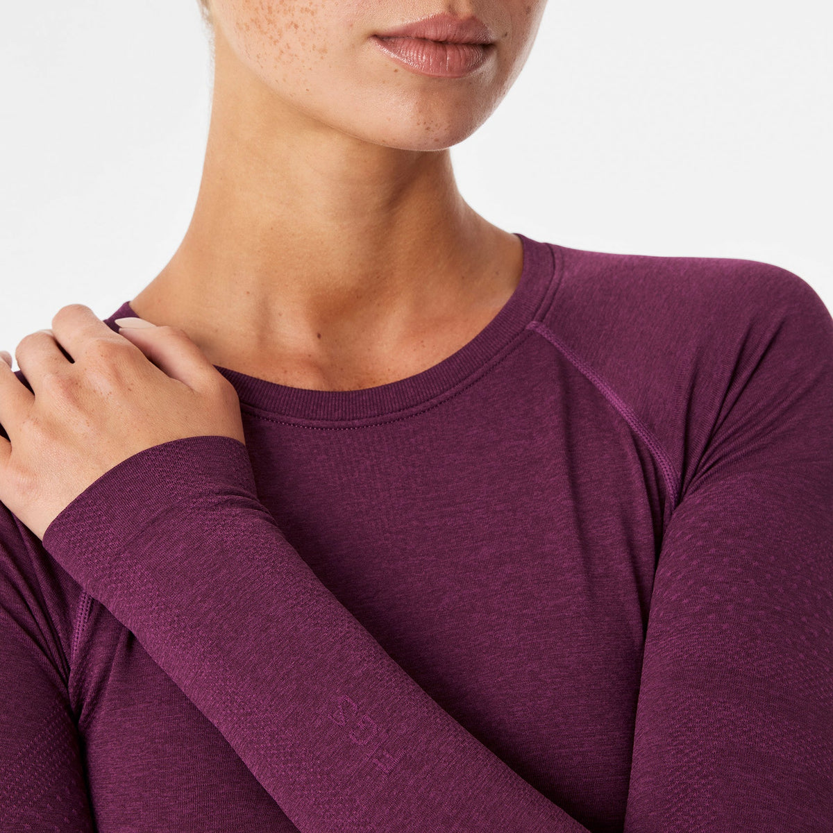 Salta Seamless Long-Sleeve Underscrub - Dark Açaí