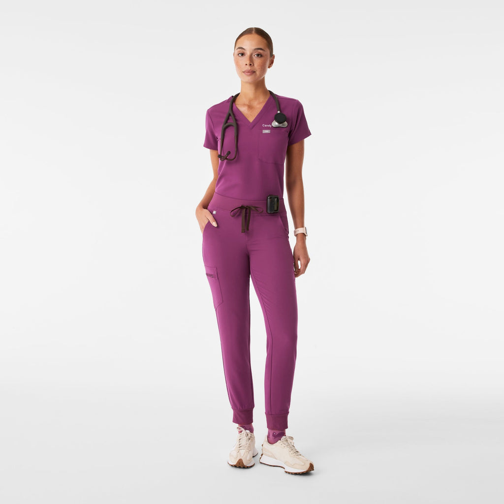 Zamora Jogger Scrub Pant™ - Dark Açaí
