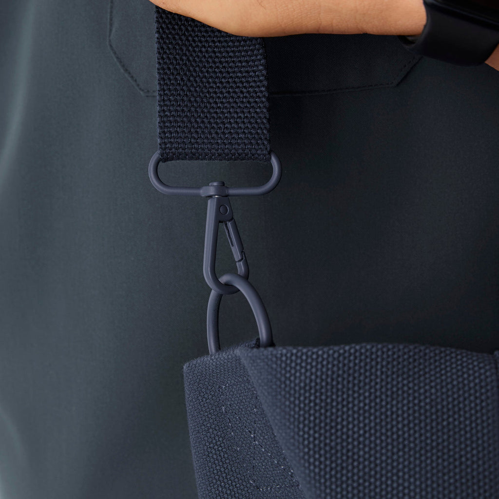 A Very Large Needle Detachable Strap Tote - Dark Harbor