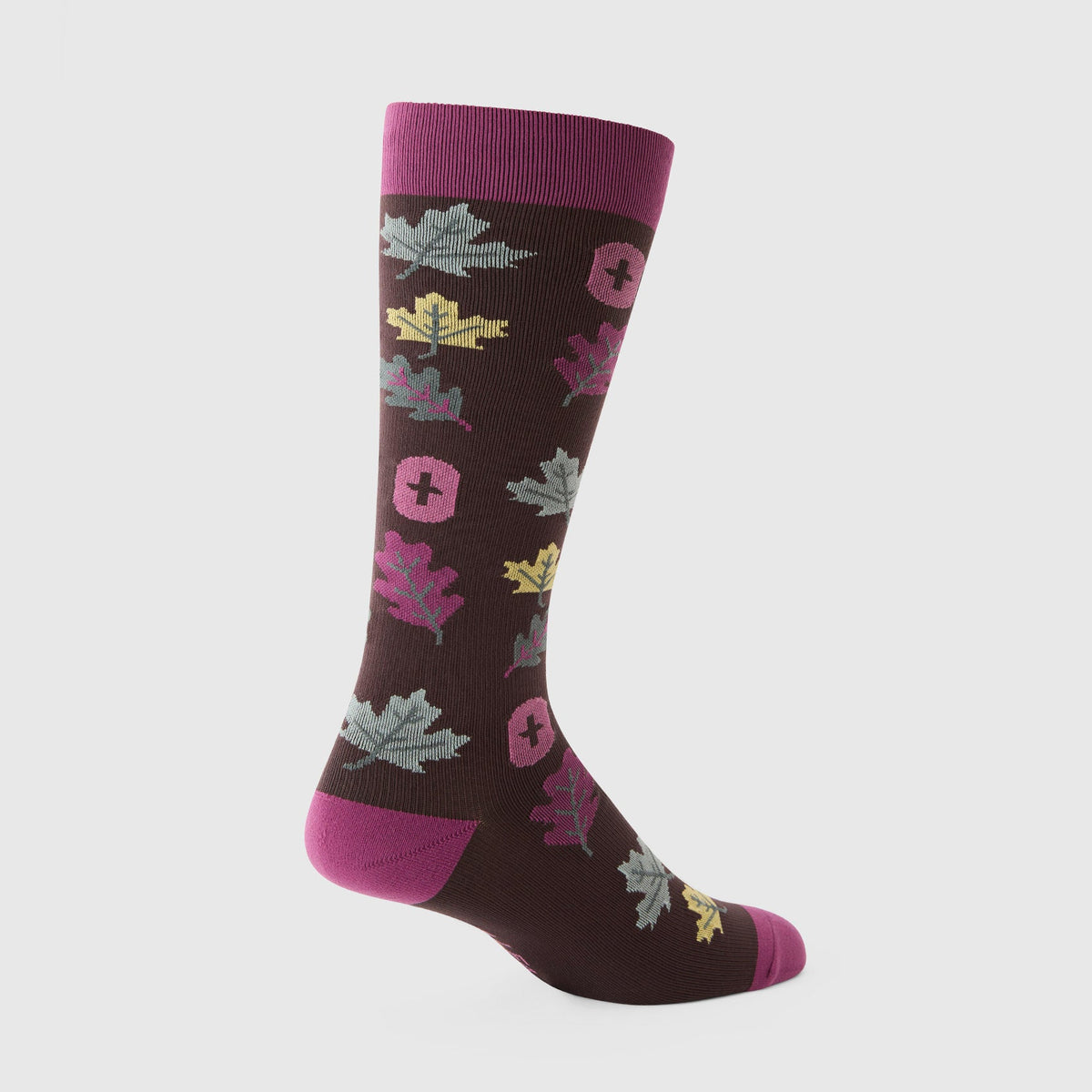 FIGS Compression Socks - Be Leaf/Espresso