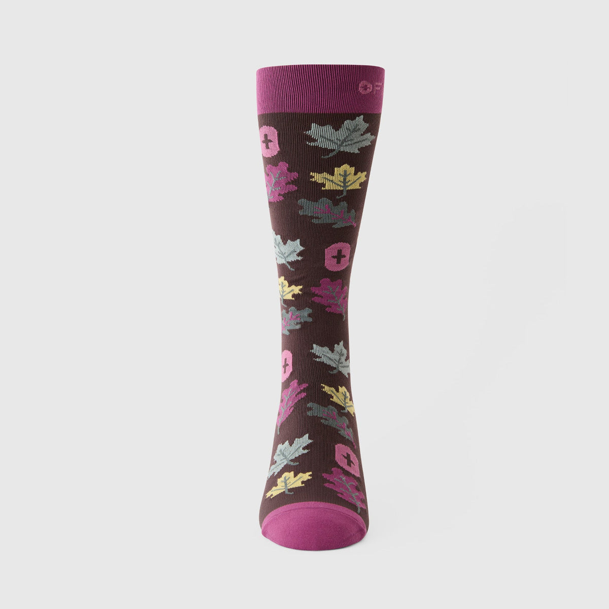 FIGS Compression Socks - Be Leaf/Espresso