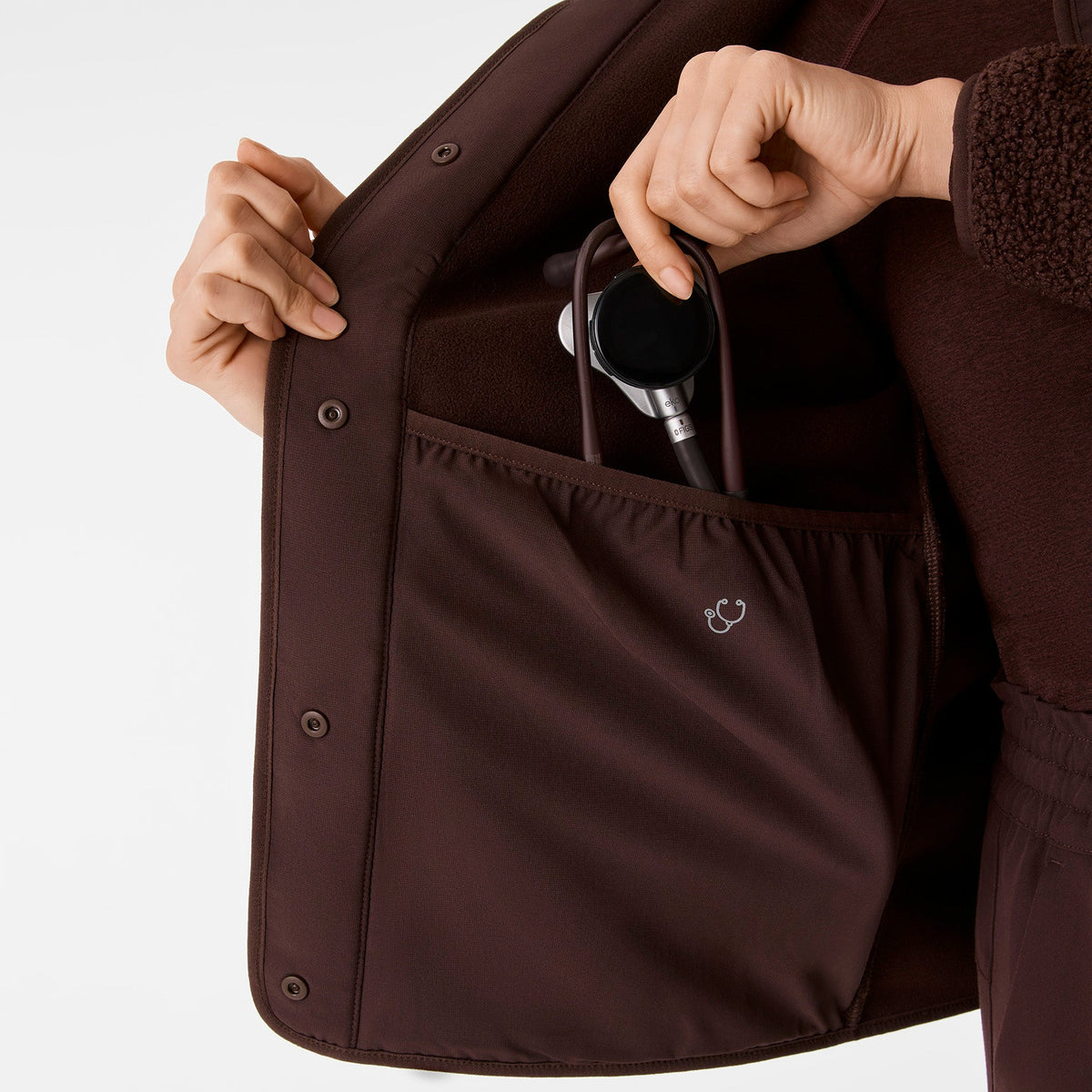 Bouclé Jacket - Espresso