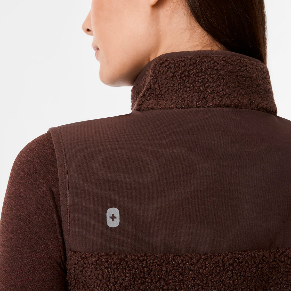 Bouclé Vest - Espresso