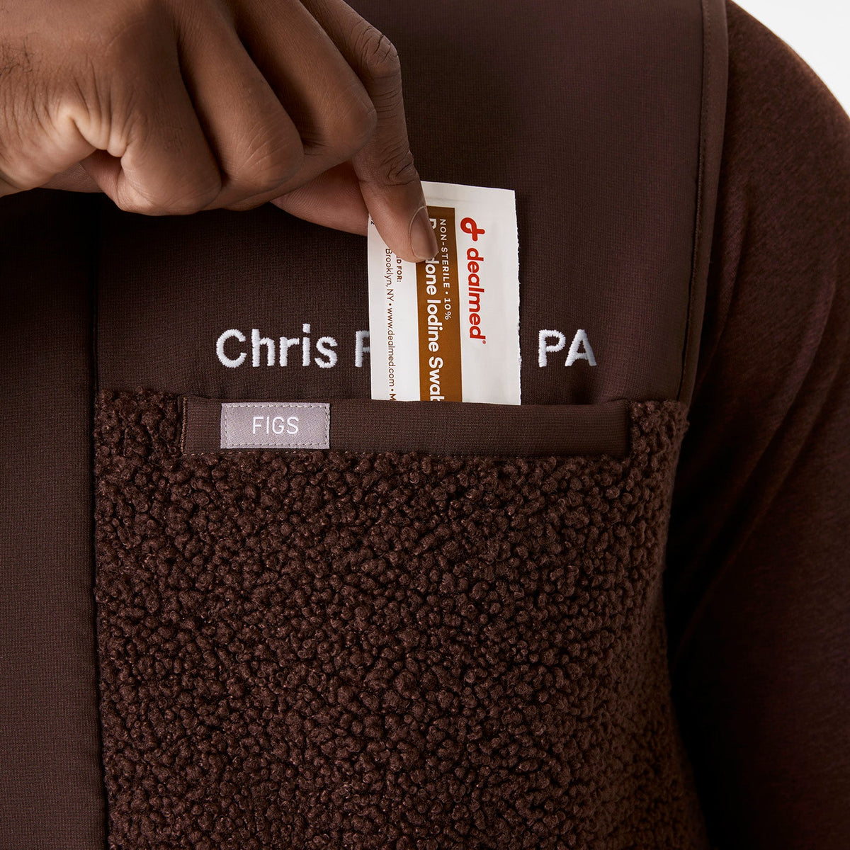 Bouclé Vest - Espresso