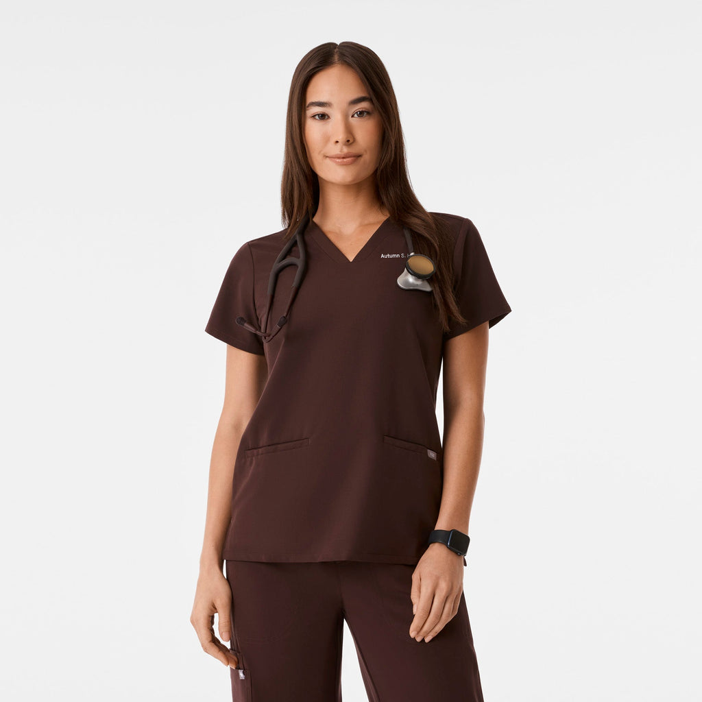 Casma Scrub Top™ - Espresso