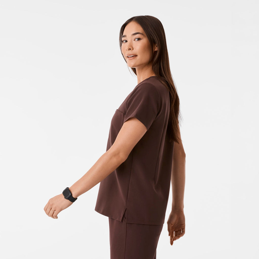 Catarina Scrub Top™ - Espresso
