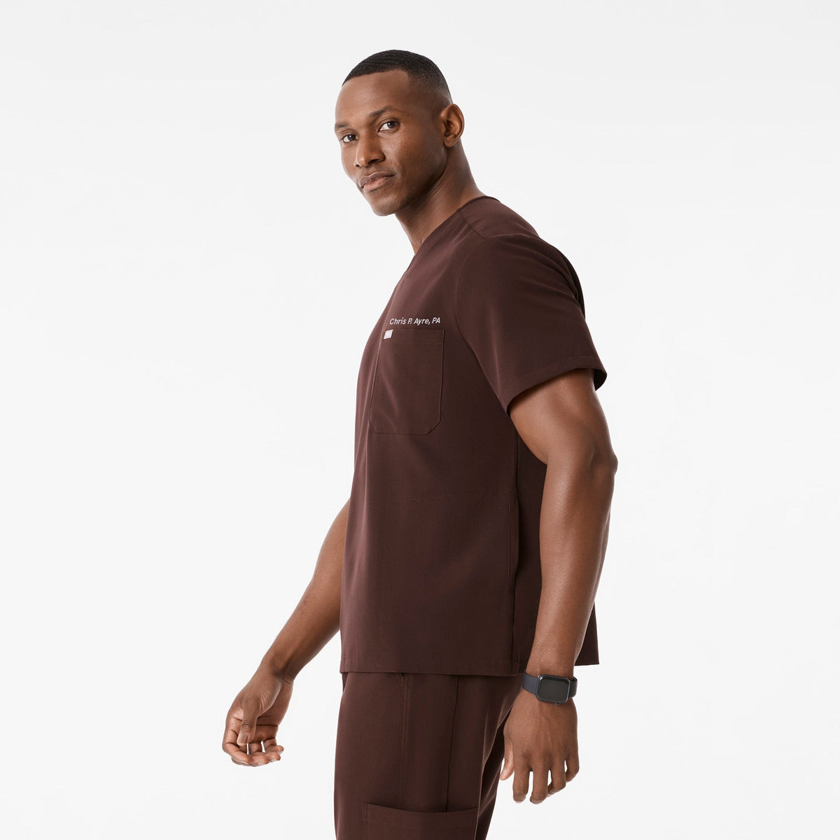 Chisec Scrub Top™ - Espresso