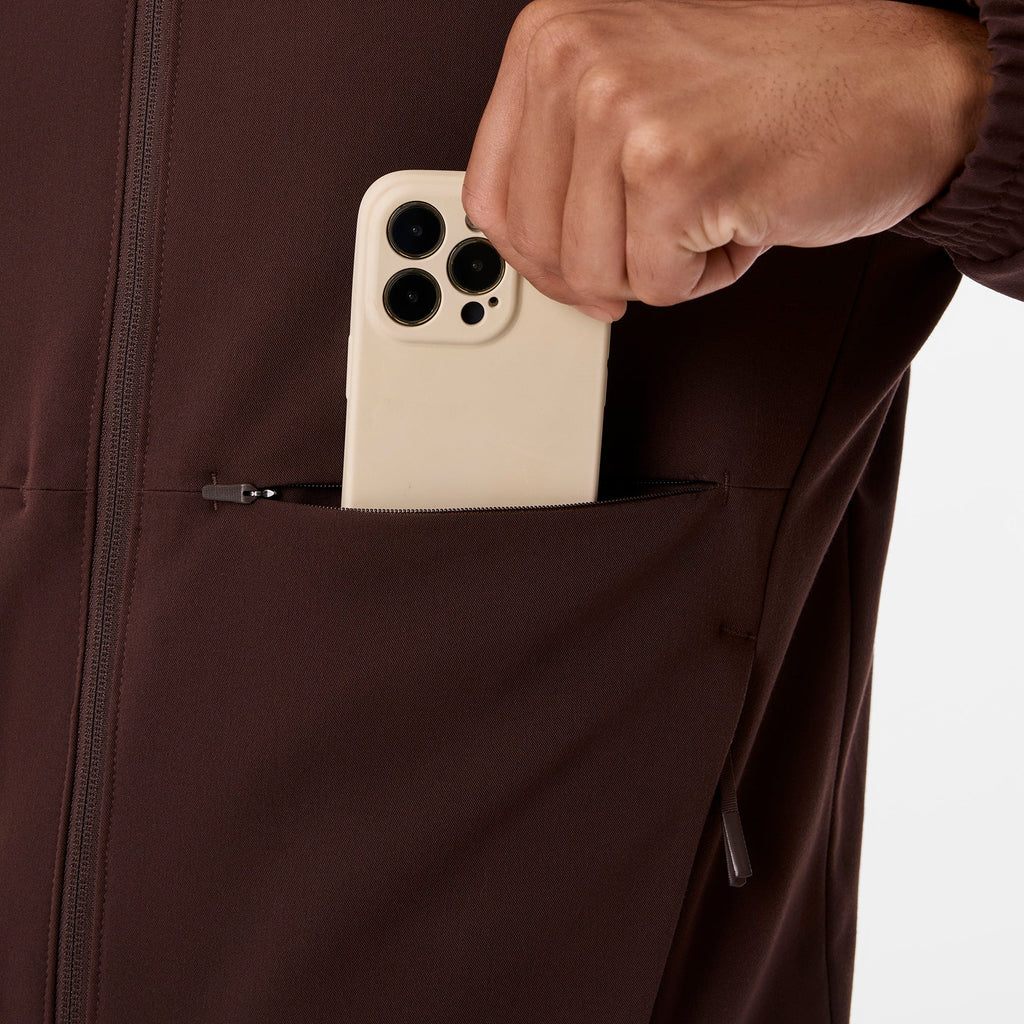 Cobaki Scrub Jacket - Espresso