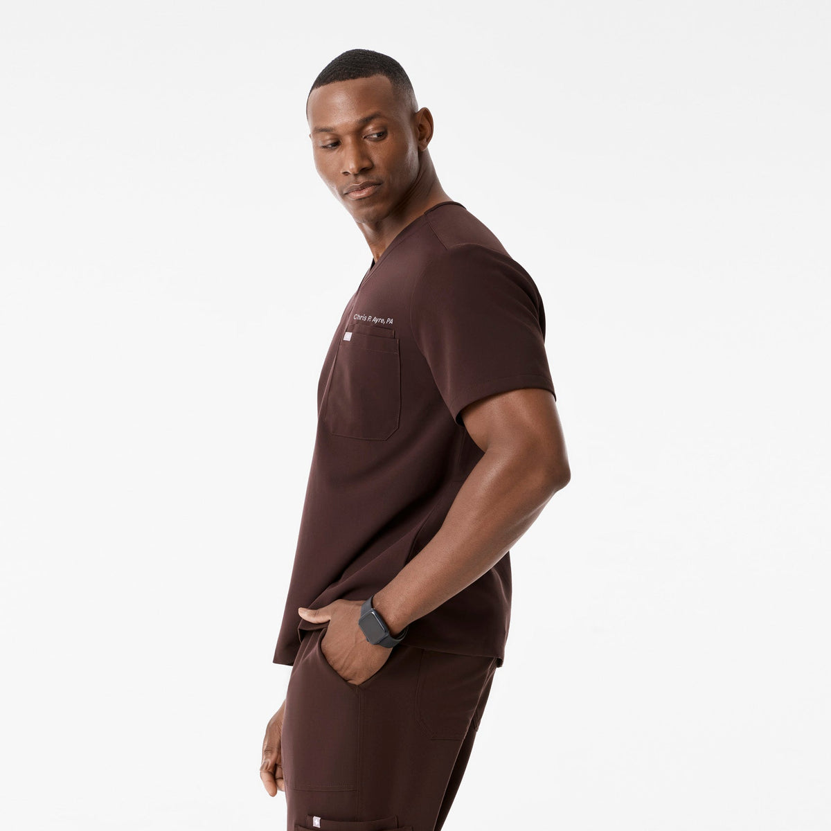 Leon Scrub Top™ - Espresso