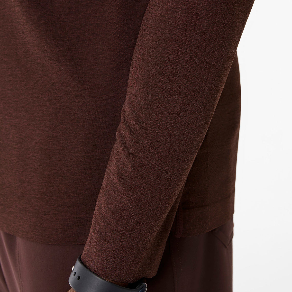 Makato Seamless Long-Sleeve Underscrub - Espresso