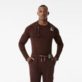 Makato Seamless Long-Sleeve Underscrub - Espresso
