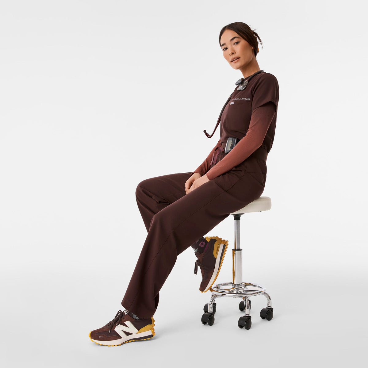 FIGS | New Balance 327 - Espresso