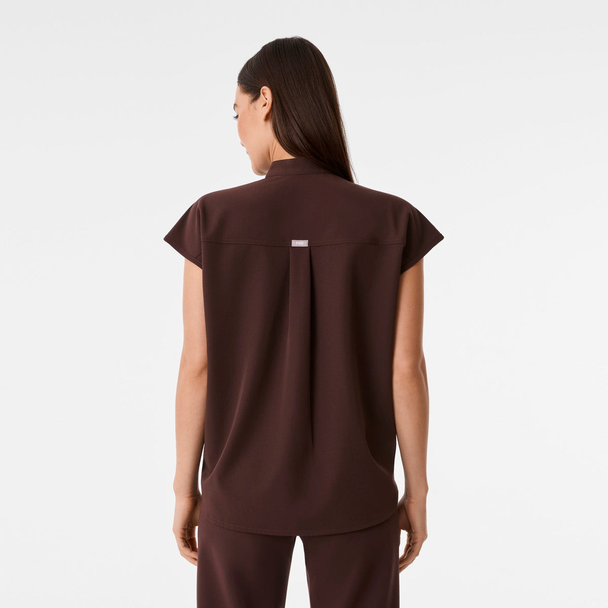 Rafaela Oversized Scrub Top™ - Espresso