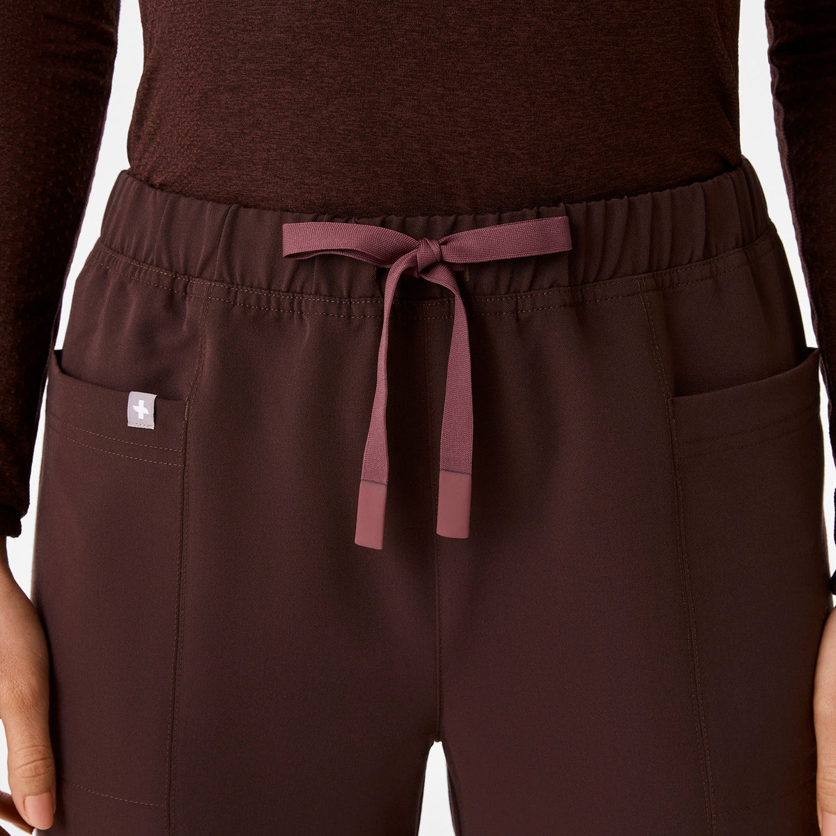 Rochelle Wide-Leg Scrub Pant - Espresso