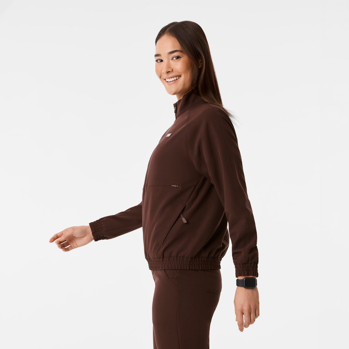 Sydney Scrub Jacket - Espresso