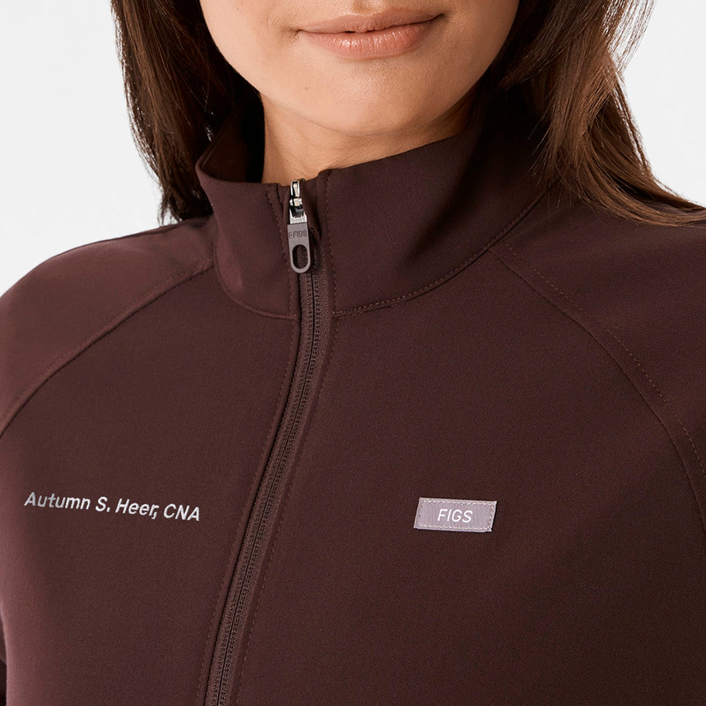 Sydney Scrub Jacket - Espresso