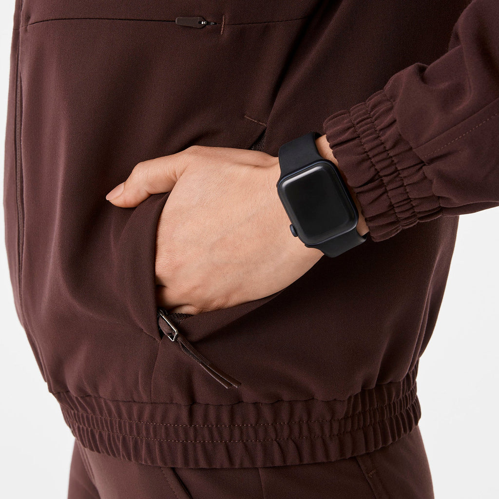 Sydney Scrub Jacket - Espresso