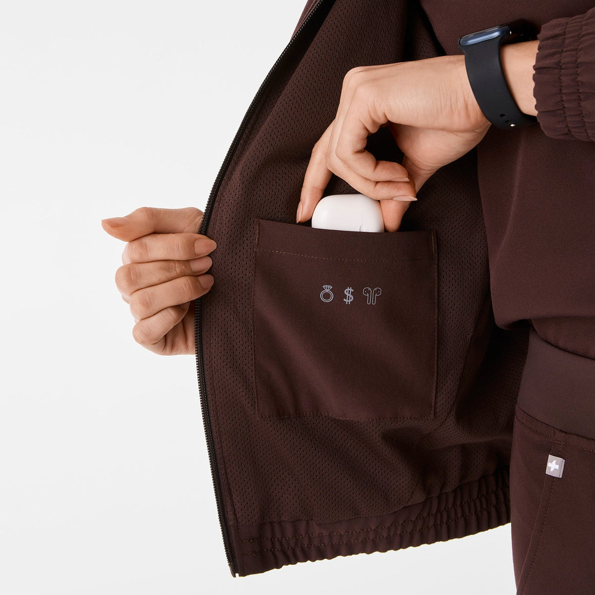 Sydney Scrub Jacket - Espresso