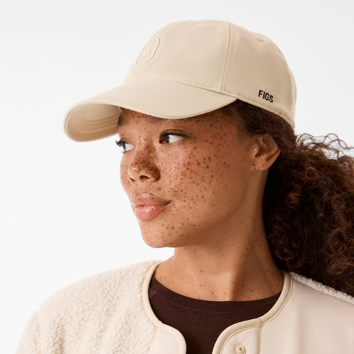 FIGS Baseball Hat - Oat Milk