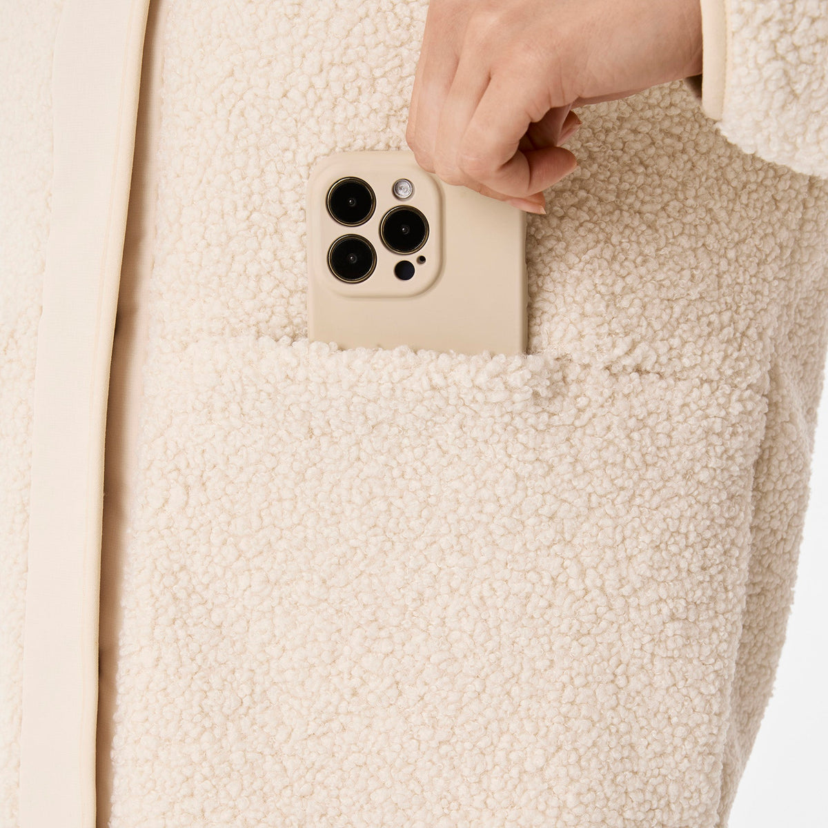 Bouclé Jacket - Oat Milk