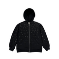 VYBES Rhinestone Galaxy Zip Up