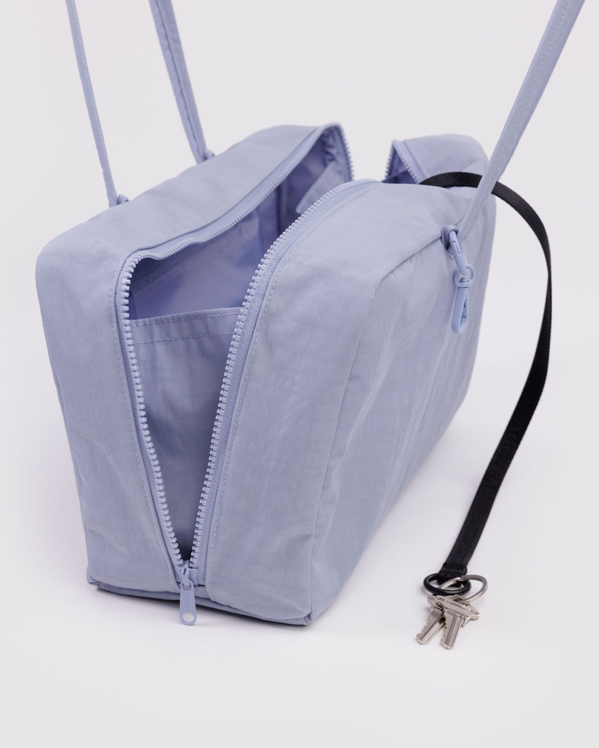 Medium Nylon Bowler Bag - Mist - image 4