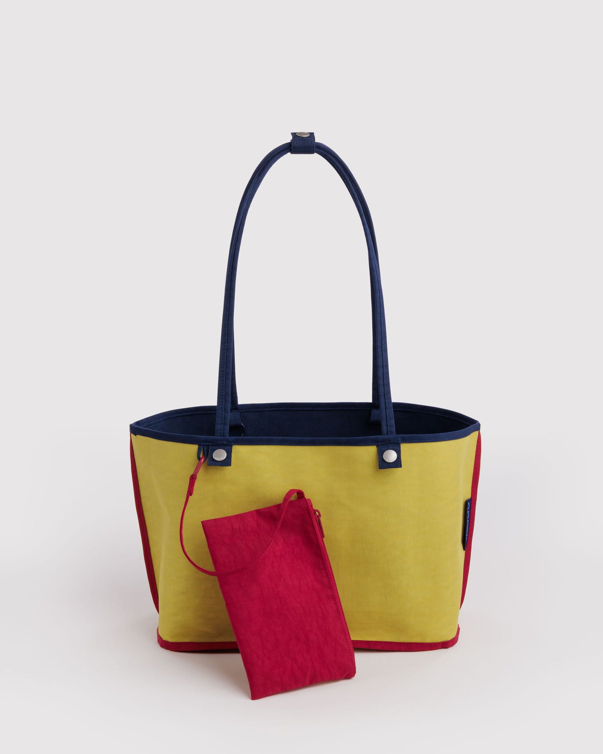 Medium Nylon Reversible Tote - Navy Mix - image 2