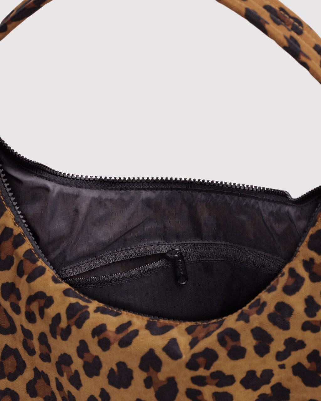 Nylon Shoulder Bag - Leopard - image 4