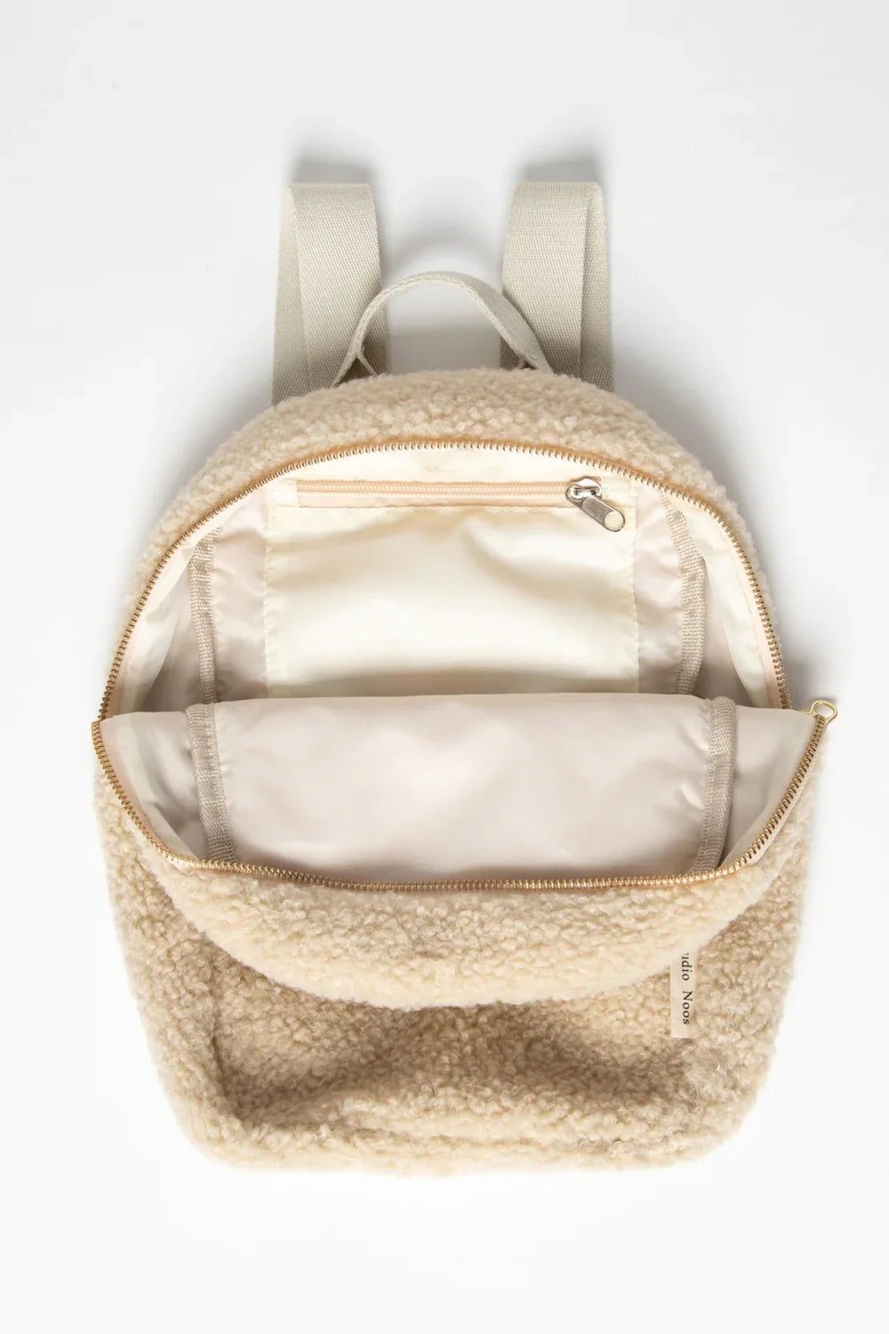 Ecru Hearts Teddy Mini Backpack