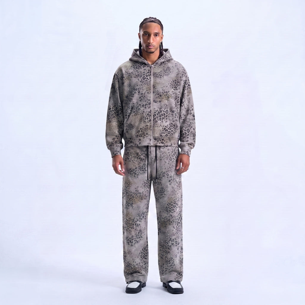 VYBES Snow Leopard Hoodie