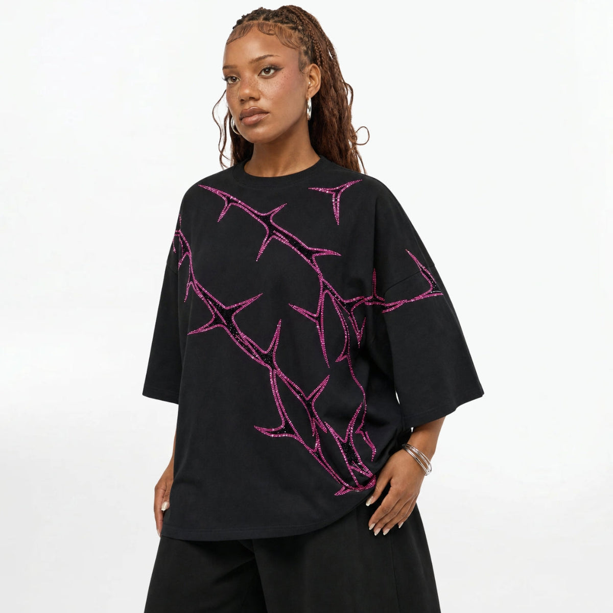 VYBES Pink Claw Tee