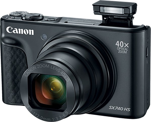 Canon PowerShot SX740 HS Black 20.3 Megapixel Digital Camera - 2955C001 - image 4