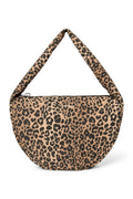Braune Leopard Baumwoll Umhängetasche