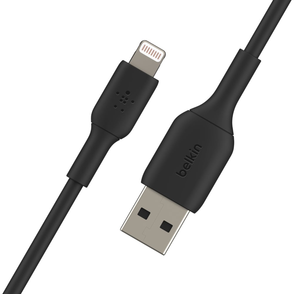 Belkin BOOST CHARGE 6.6 Foot Black Lightning To USB-A Cable - CAA001BT2MBK - image 4