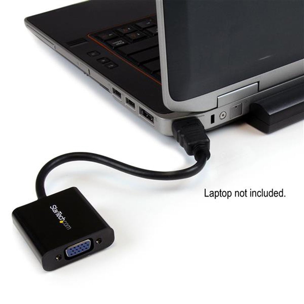StarTech Mini HDMI To VGA Adapter Converter For Desktop PC / Laptop / Ultrabook - HD2VGAE2 - image 4