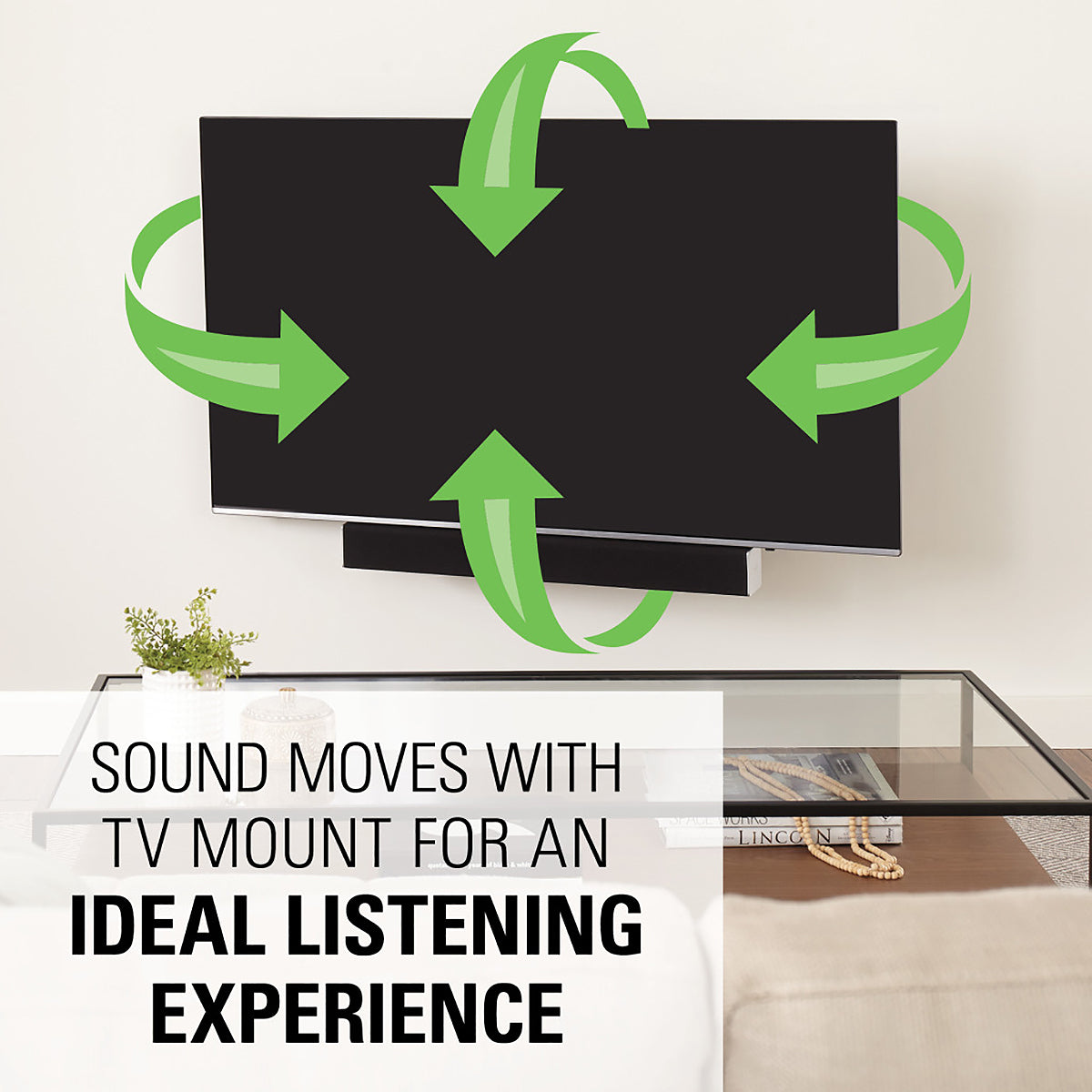 Sanus Black Speaker Mount For Soundbars - SASB1-B1 - image 4