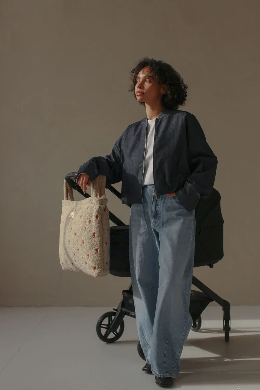 Bruine teddy luiertas