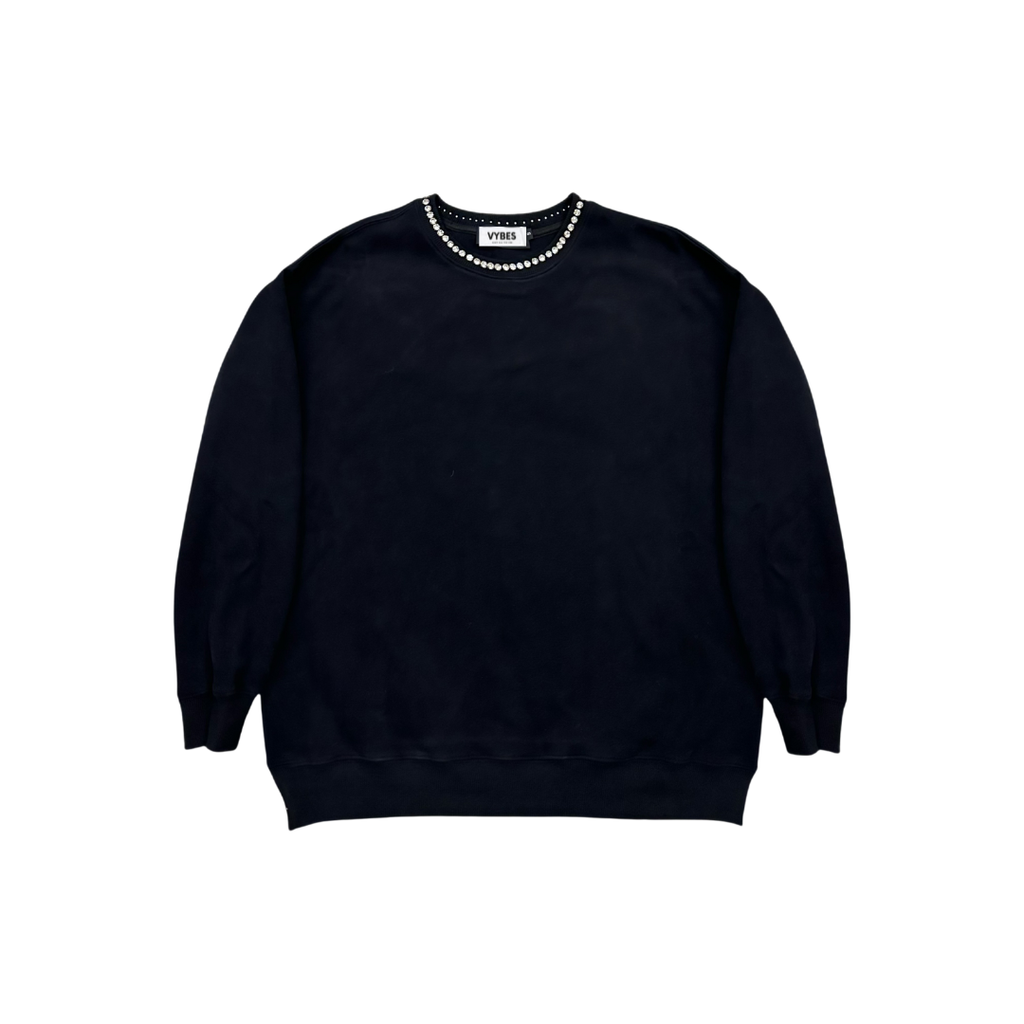 VYBES Iced Collar Crewneck