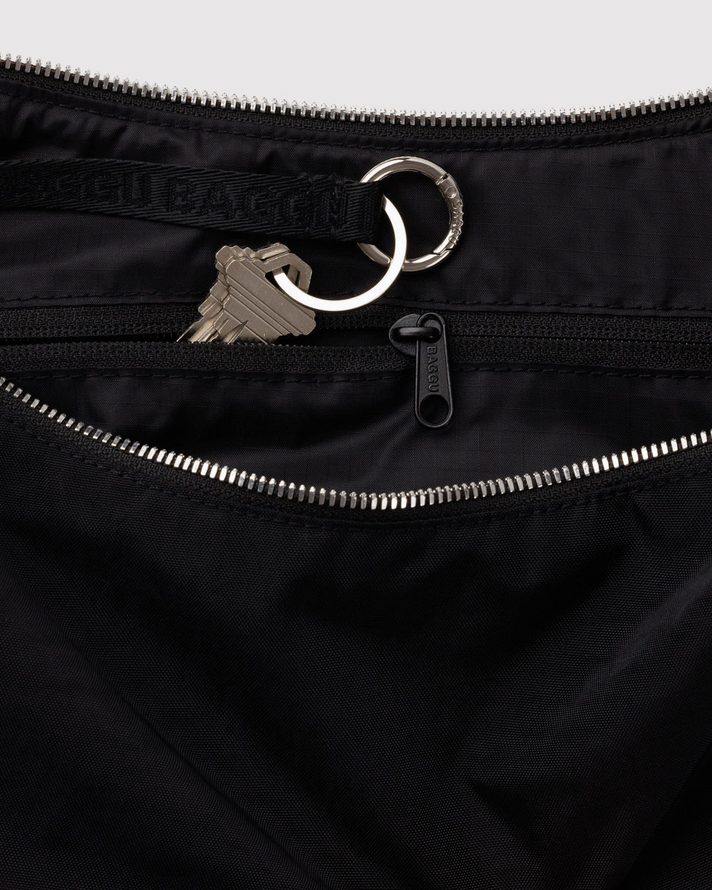 Medium Nylon Crescent Bag - Studs - image 3