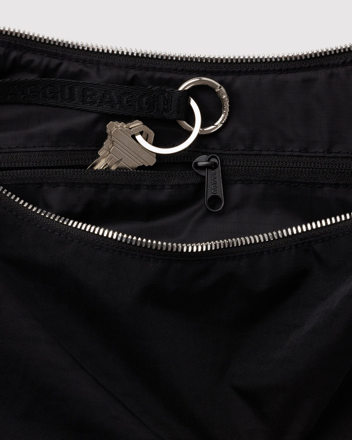 Medium Nylon Crescent Bag - Studs - image 3