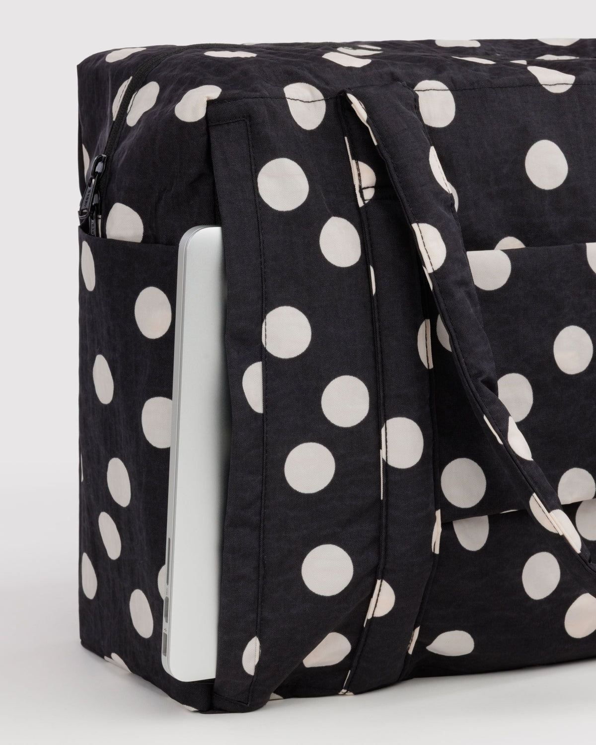 Cloud Carry-on - Black and Cream Polka Dot - image 4