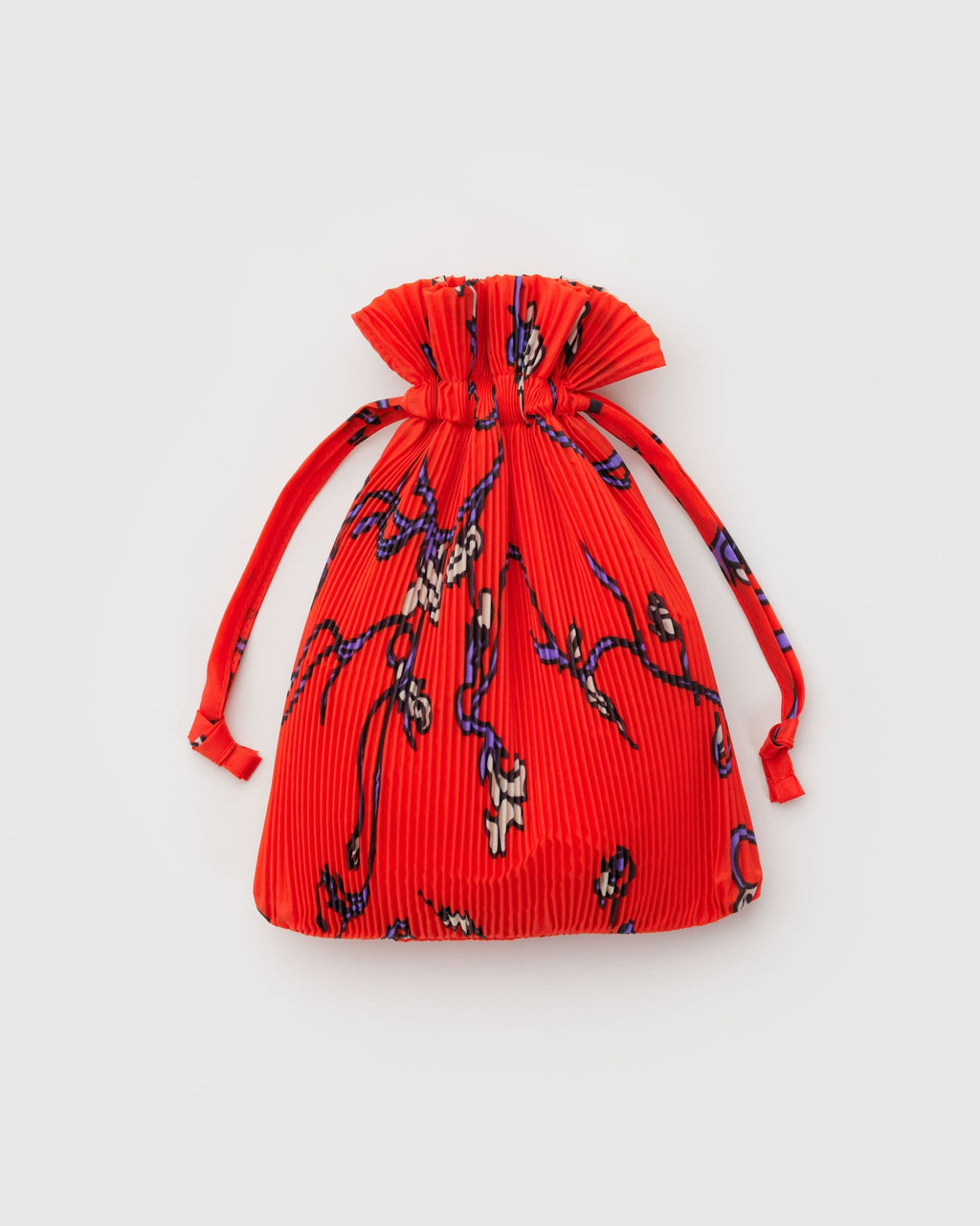 Pleated Baggu - Red Snapdragon - image 2