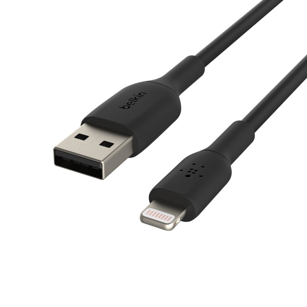 Belkin BOOST CHARGE 6.6 Foot Black Lightning To USB-A Cable - CAA001BT2MBK - image 5