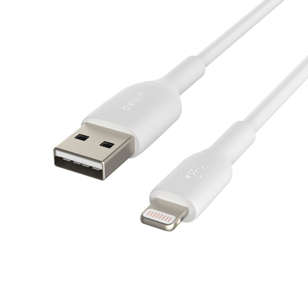 Belkin BOOST CHARGE 3.3 Foot White Lightning To USB-A Cable - CAA001BT1MWH - image 5