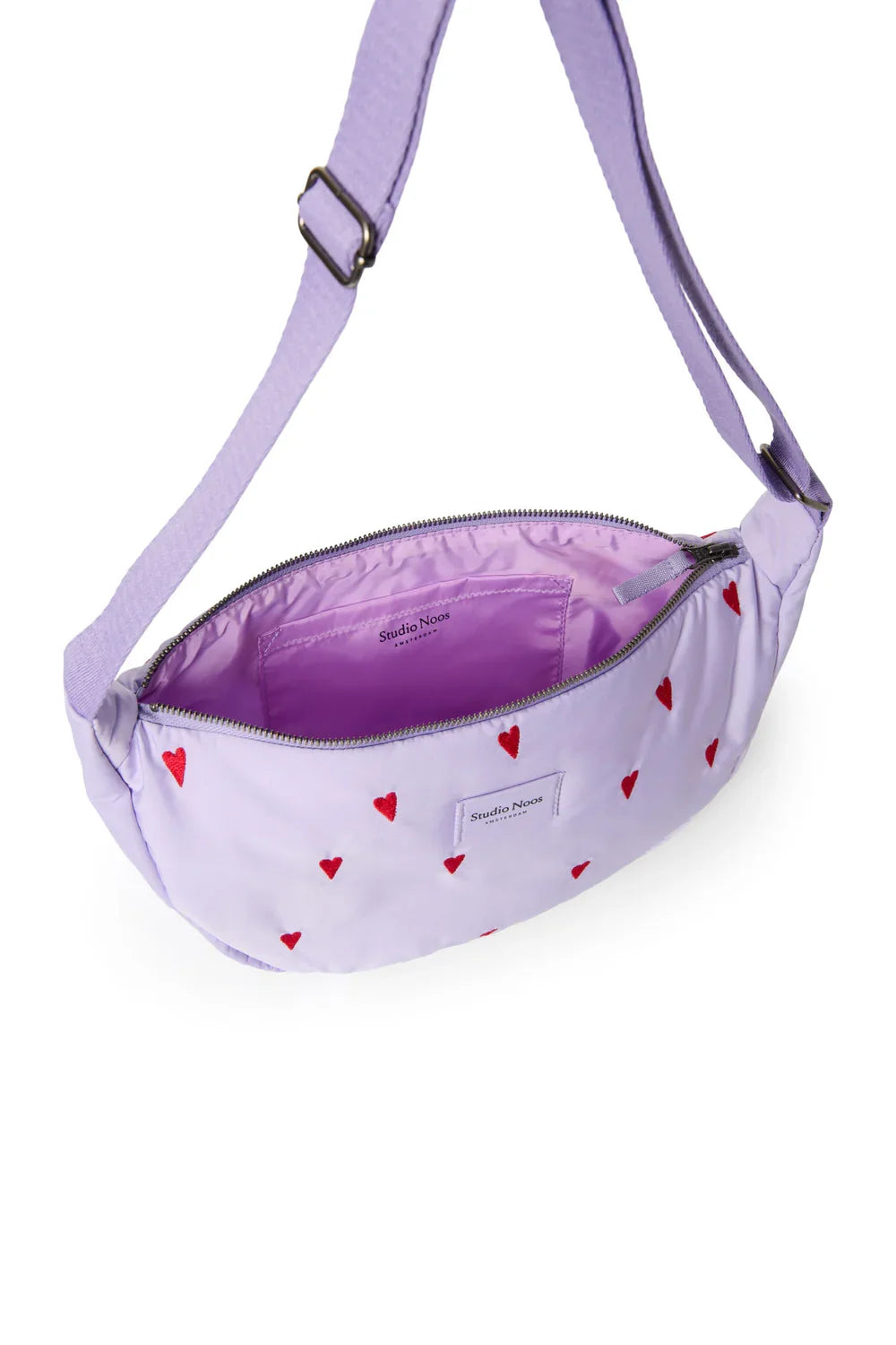 Bruine Harten Puffy Heuptas voor Volwassenen
