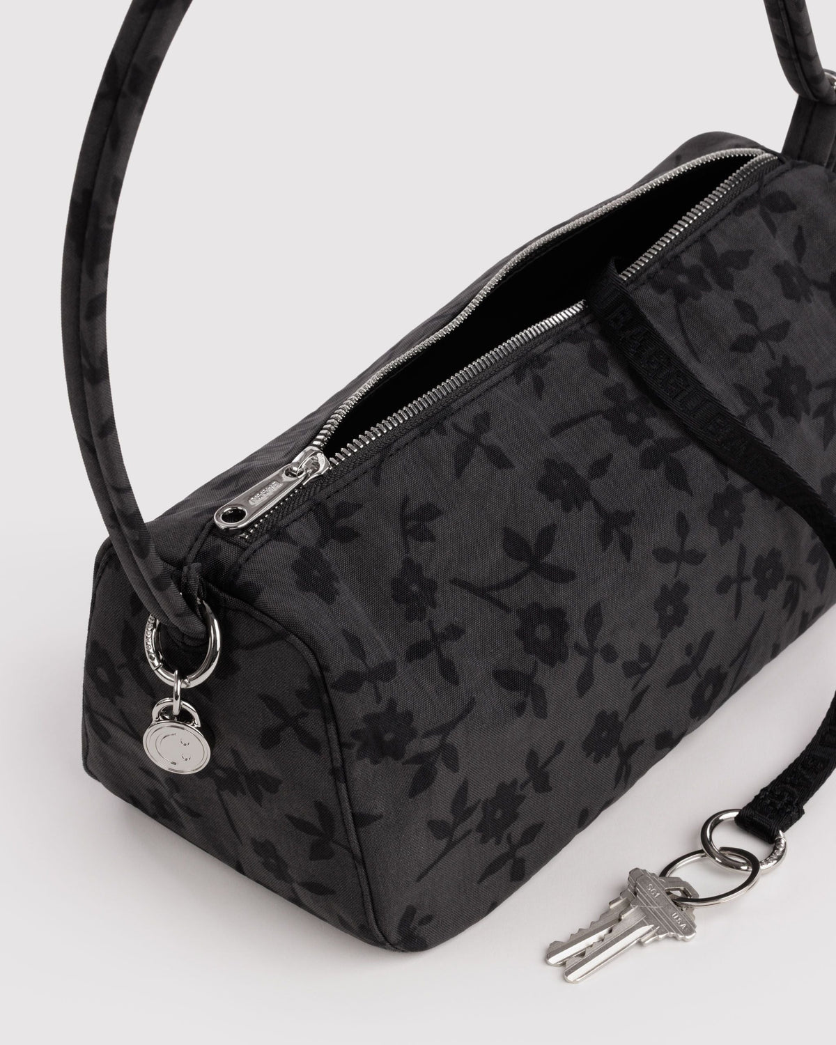 Nylon Loaf Bag - Charcoal Ditsy Floral - image 4
