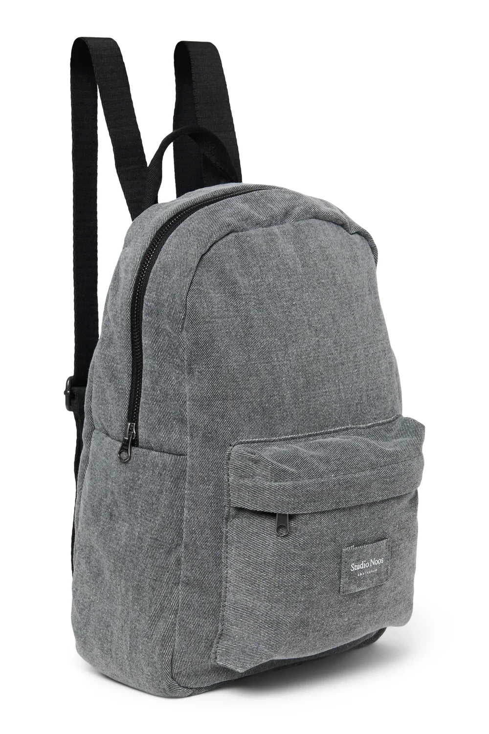 Grauer Jeans-Midi-Rucksack