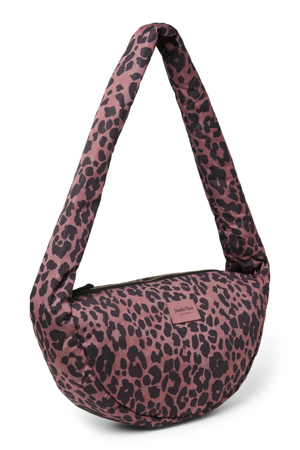 Leopard Puffy Mini Umhängetasche